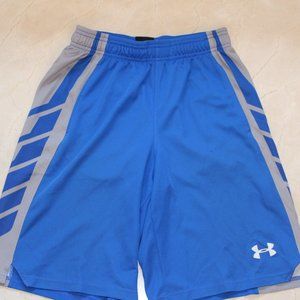 BOYS Under Armour Loose Color Block Shorts SIZE MD